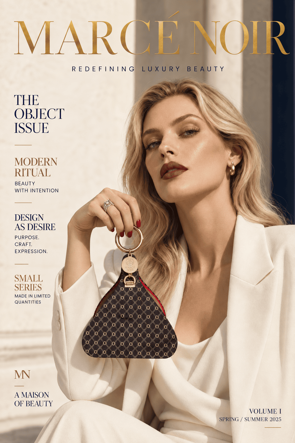 Portada Marcé Noir — The Color Issue, Volume I